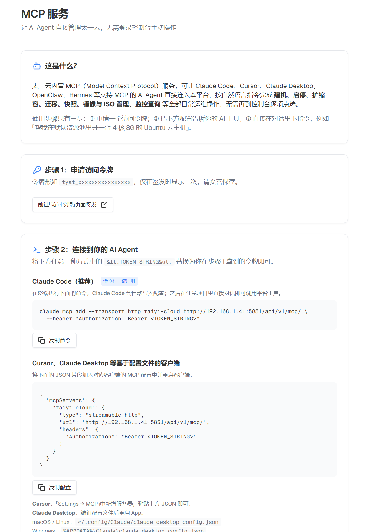 MCP 服务说明